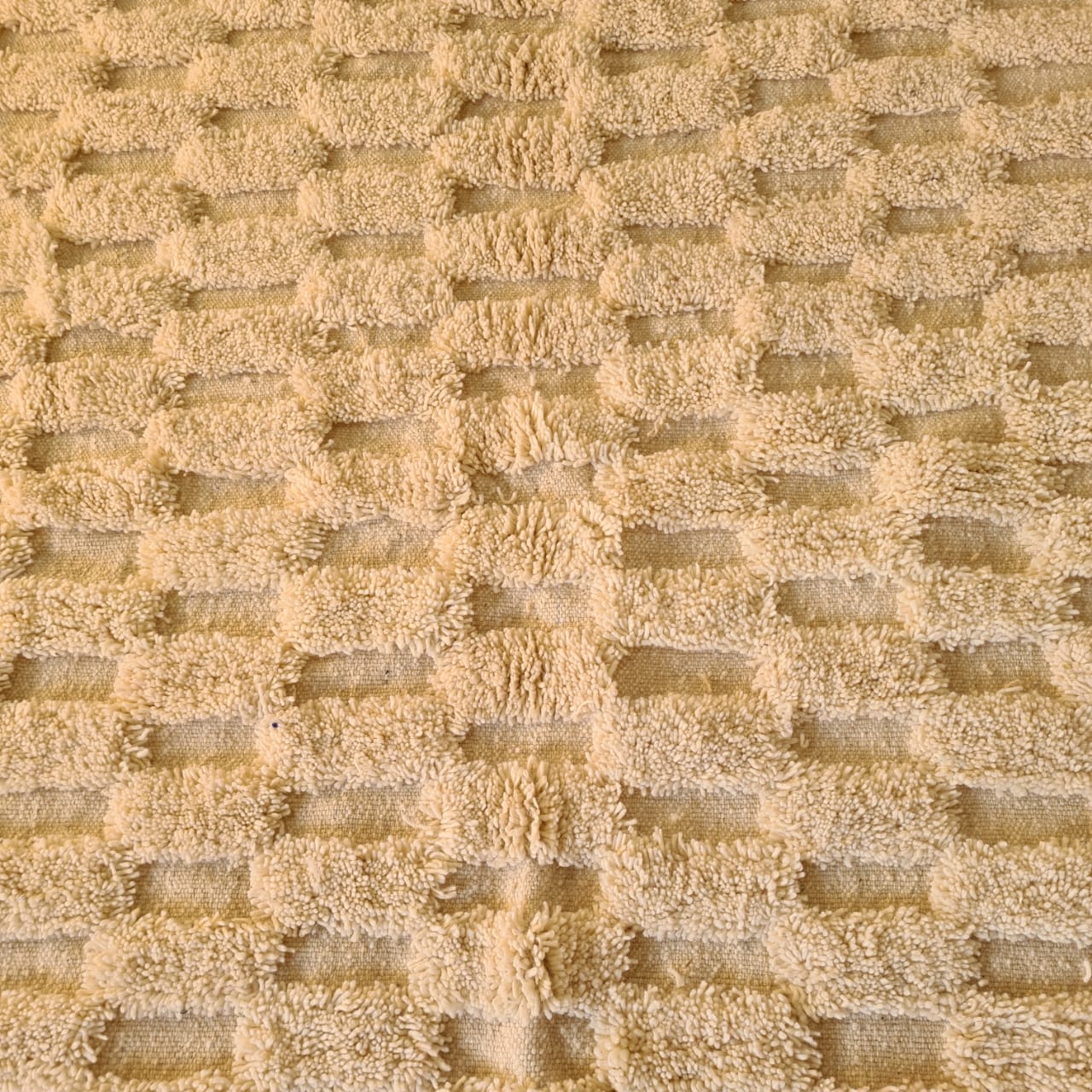 Marmoucha Relief Grid — Chalk Ivory