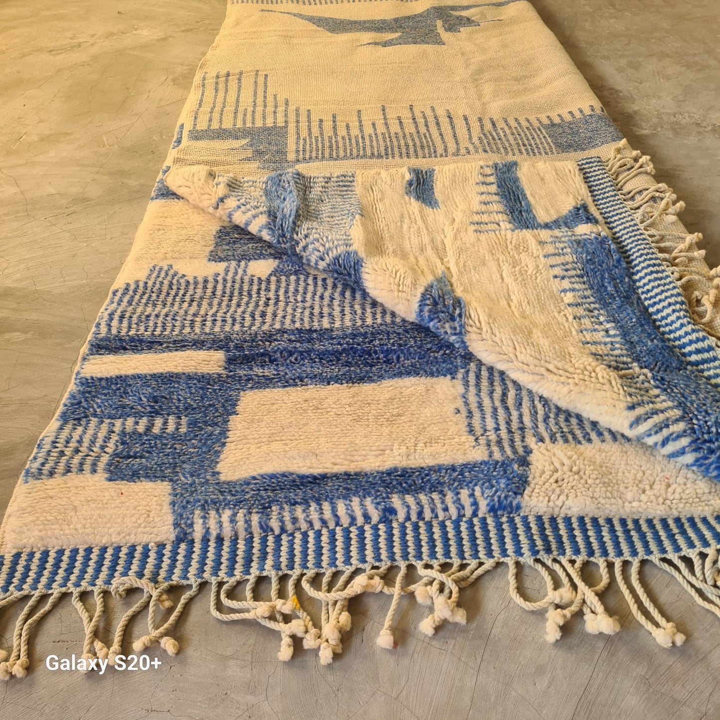 Beni Mrirt Modernist Abstraction — Indigo Field