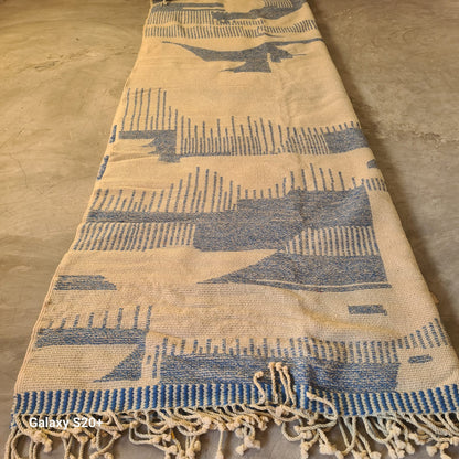 Beni Mrirt Modernist Abstraction — Indigo Field