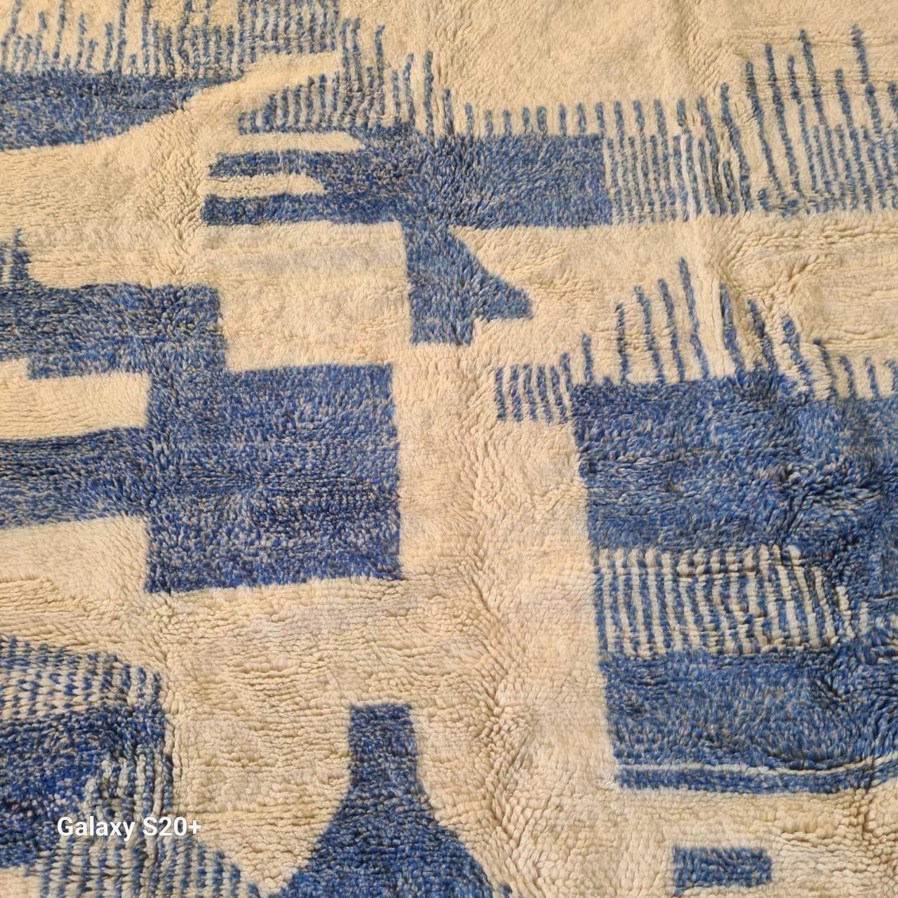 Beni Mrirt Modernist Abstraction — Indigo Field