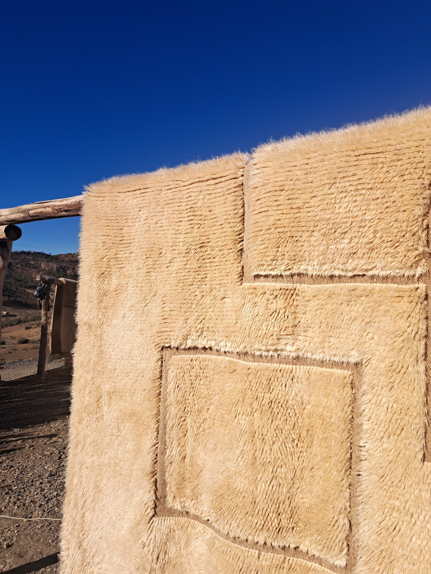 Signal Square — Beni Mrirt Relief Grid with Accent