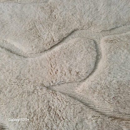 Marmoucha Ivory Topography — Sculpted Relief Field