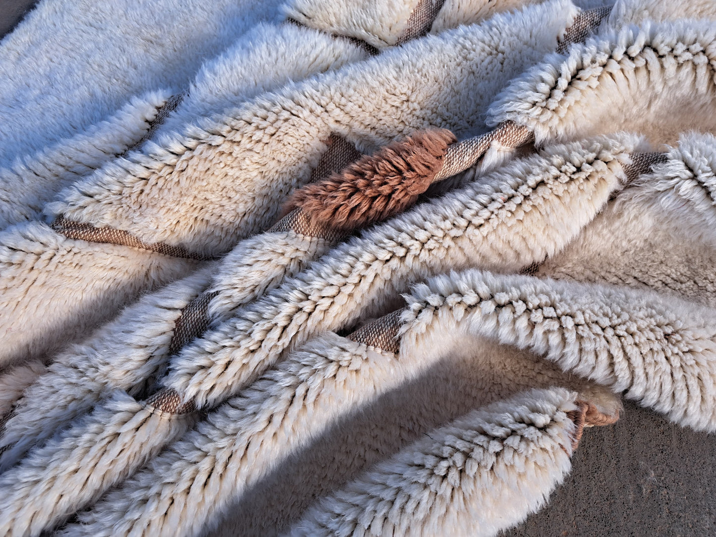 Signal Square — Beni Mrirt Relief Grid with Accent