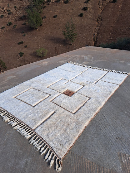 Signal Square — Beni Mrirt Relief Grid with Accent