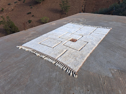 Signal Square — Beni Mrirt Relief Grid with Accent