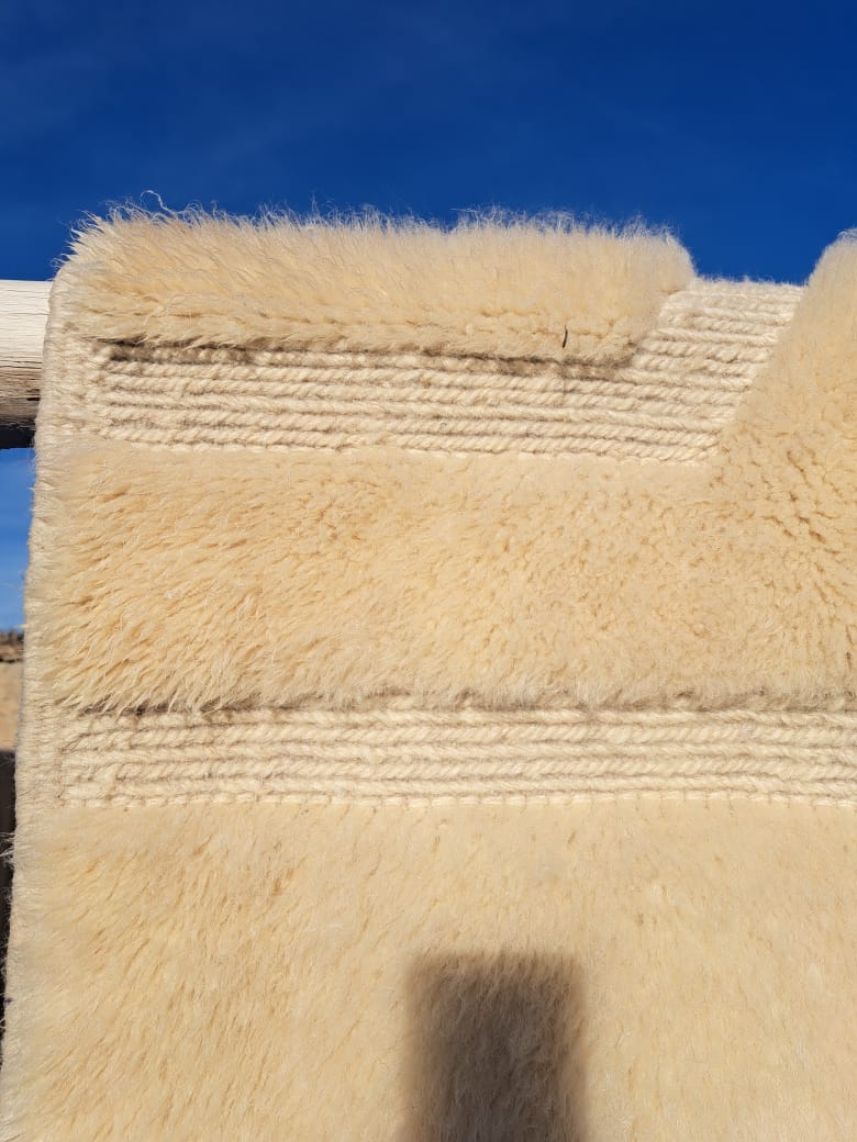 Marmoucha Subtle Chevron Field — Ivory Trace