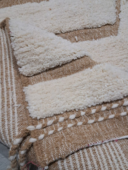 Marmoucha Linear Terraces — Sculpted Atlas Wool in Sand & Clay