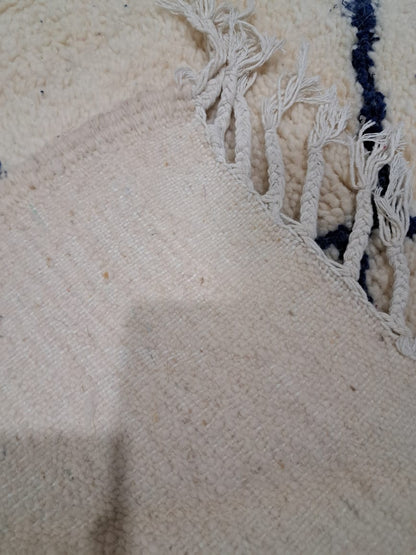 Beni Ourain • Indigo Linework Lattice