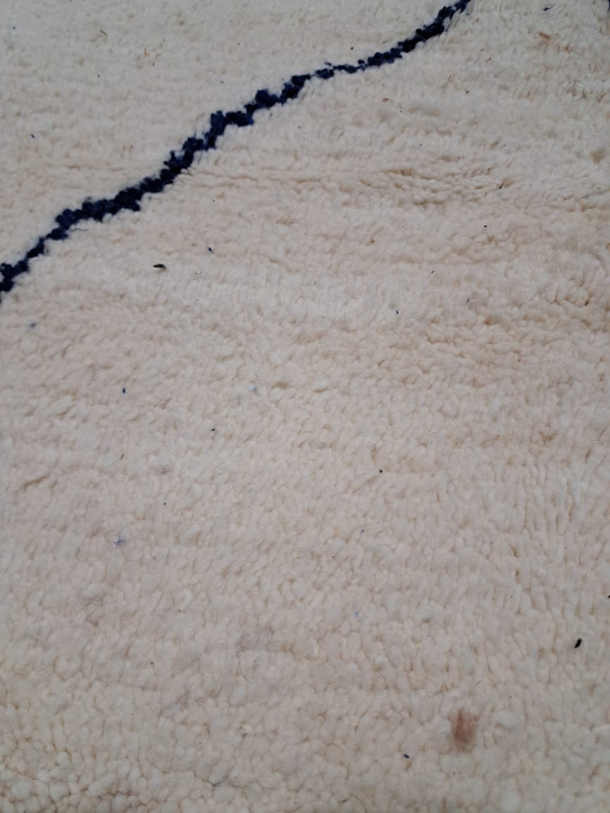 Beni Ourain • Indigo Linework Lattice