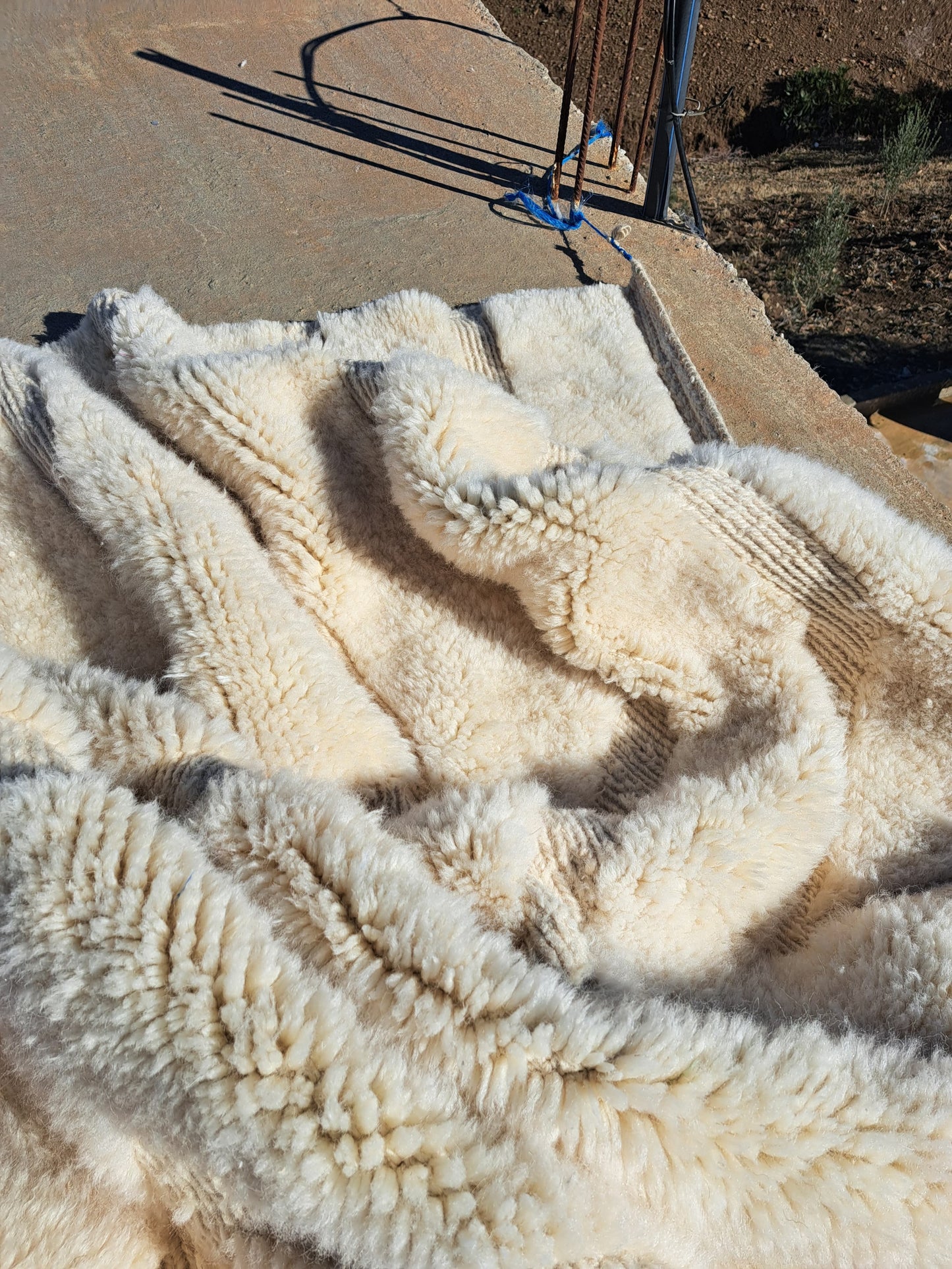 Marmoucha Subtle Chevron Field — Ivory Trace