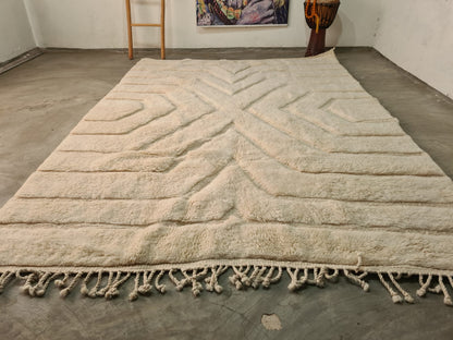 Marmoucha Subtle Chevron Field — Ivory Trace