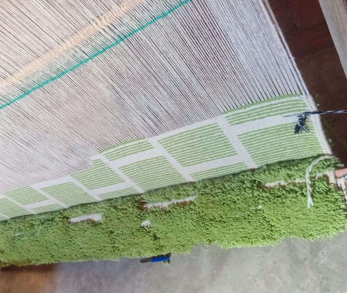 Marmoucha Verdant Grid Field — Emerald Terrain