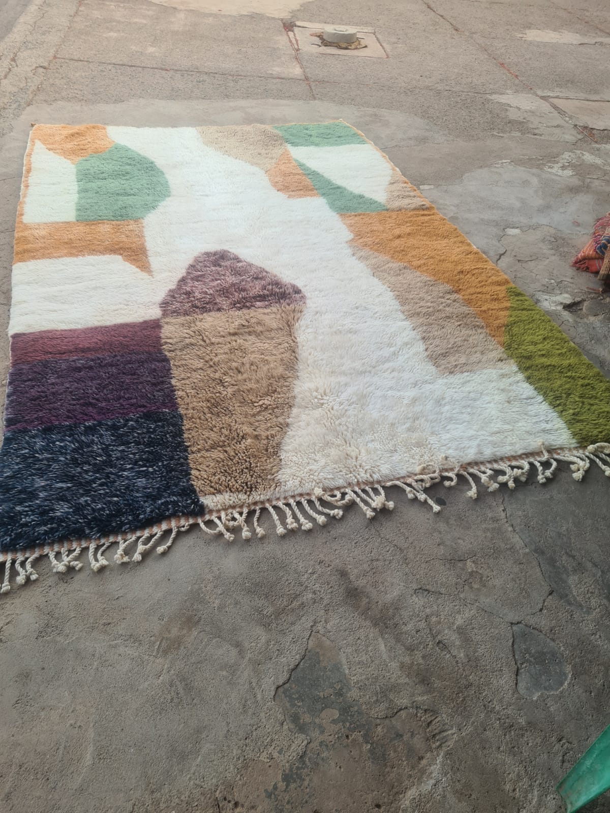 Marmoucha Abstract Polychromatic Wool