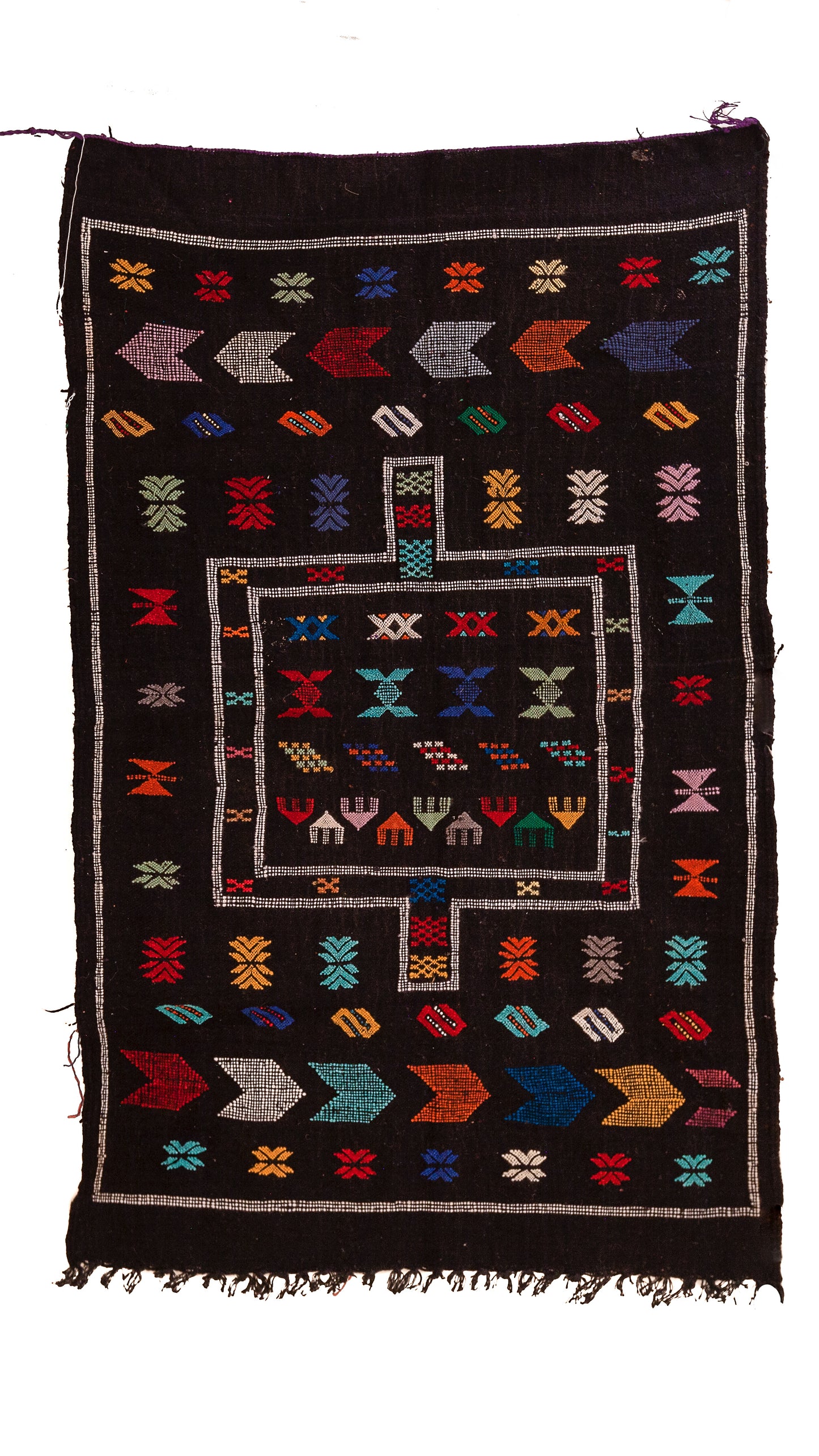Midnight Ksour — Boujaad Wool Kilim