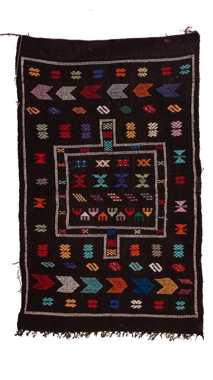 Midnight Ksour — Boujaad Wool Kilim