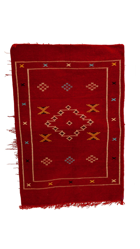 Crimson Medina — Boujaad Moubra Kilim