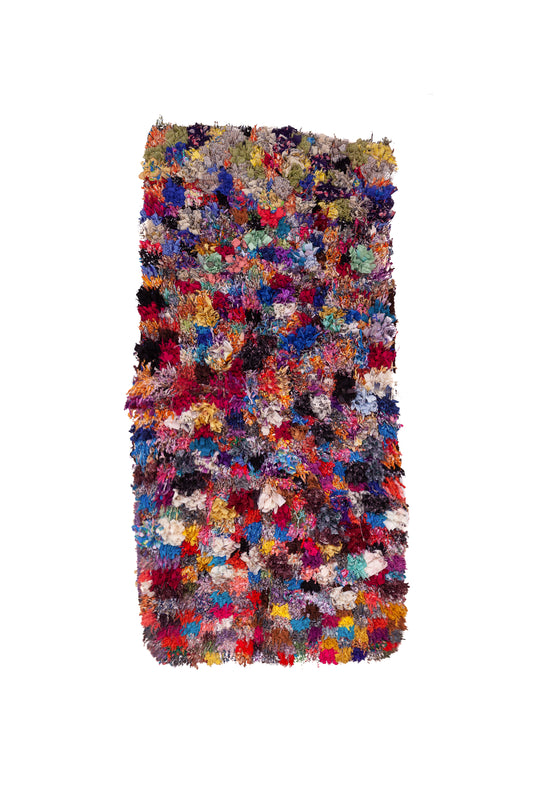 Confetti Cloud — Boucherouite Rug