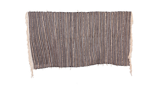 Ebony–Ivory Guard Stripes — Beni Ourain Hanbel