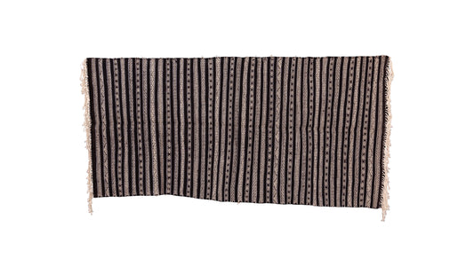 Monochrome Guard Bands — Beni Ourain Hanbel