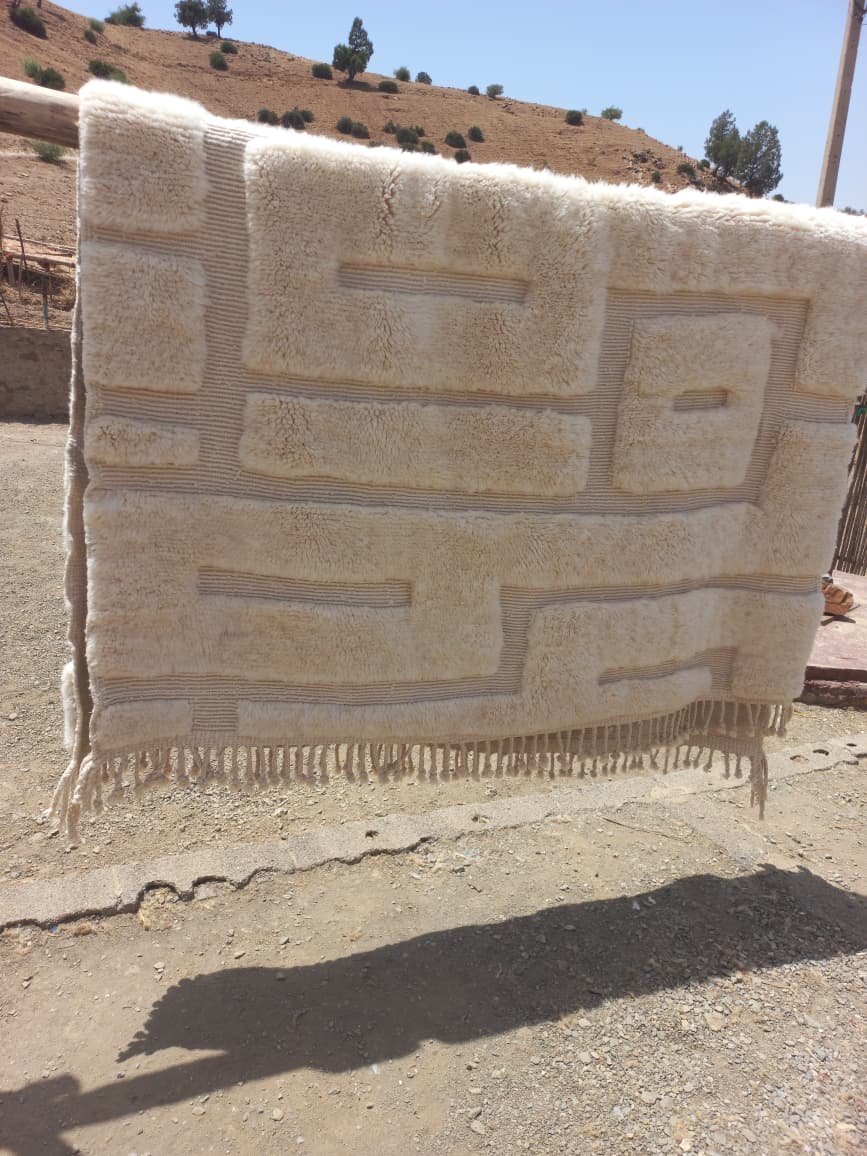 Marmoucha Architectural Relief Rug