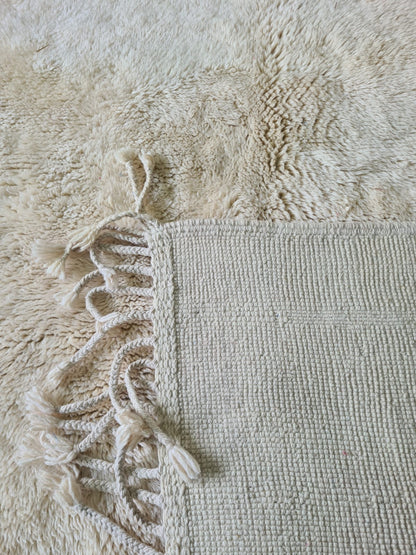 Aït Seghrouchen Natural Ivory Field Rug