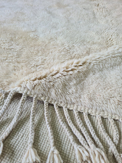 Aït Seghrouchen Natural Ivory Field Rug