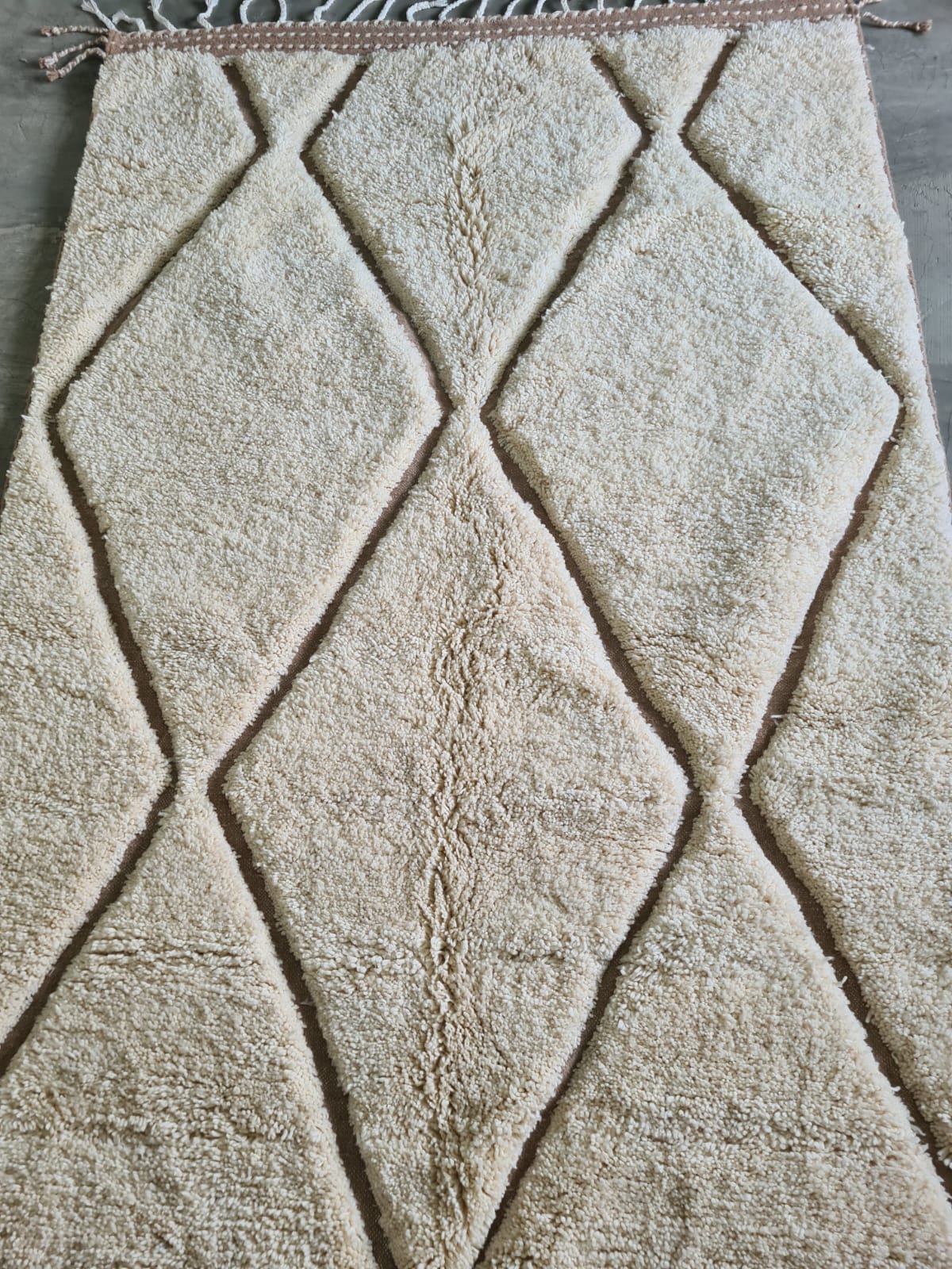 Marmoucha Sculpted Diamond Field Rug