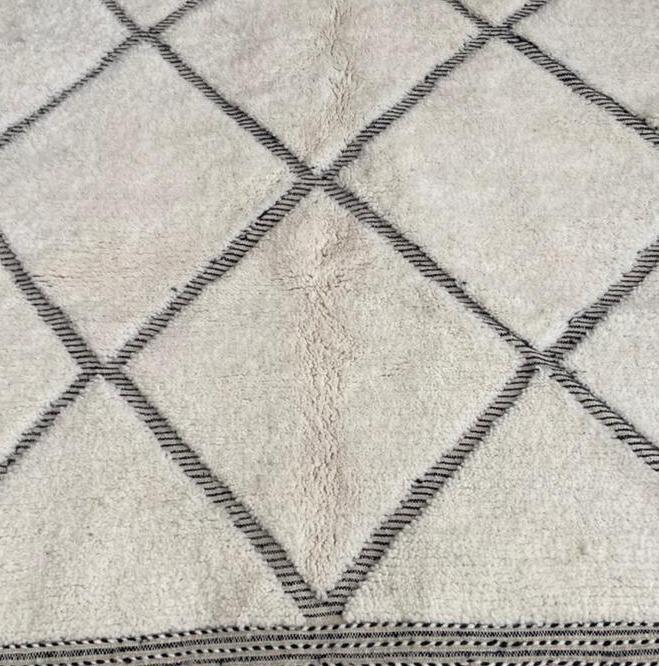 Beni Ourain Cloud Lattice — Ivory Highlands Wool