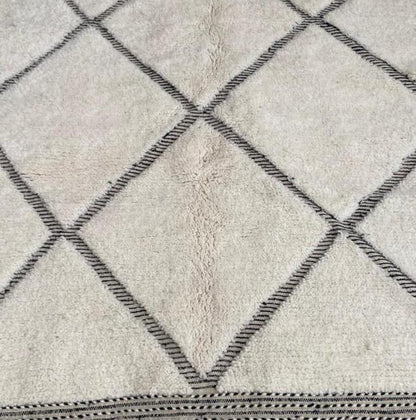 Beni Ourain Cloud Lattice — Ivory Highlands Wool