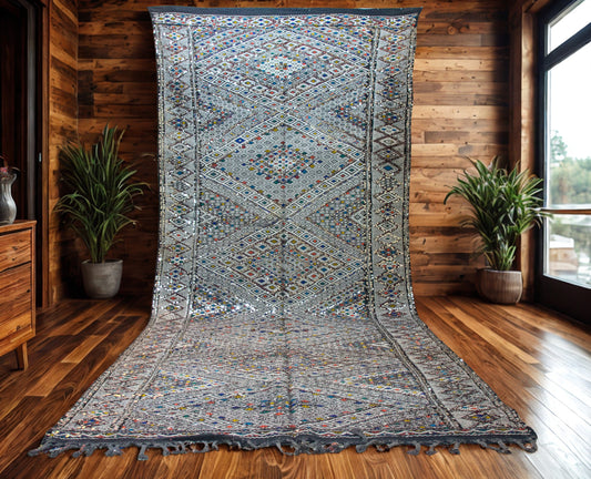 Celestial Diamond Tapestry – Beni Mguild Vintage Masterpiece