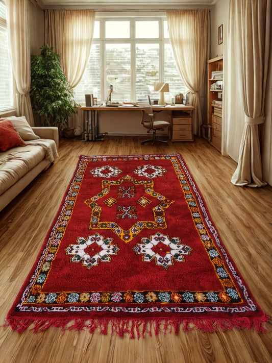Red Emblem – A'arssa’s Ancestral Tableau in Acrylic Wool