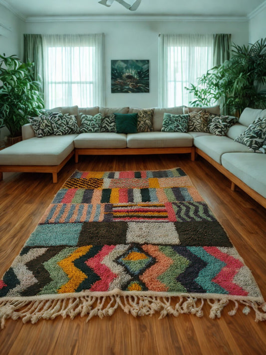 Chromatic Celebration – Boujaad Rug of Divergent Joy