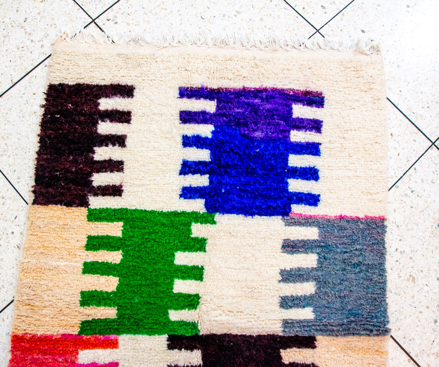 Boujaad Chromatic Steps – Wool Mosaic